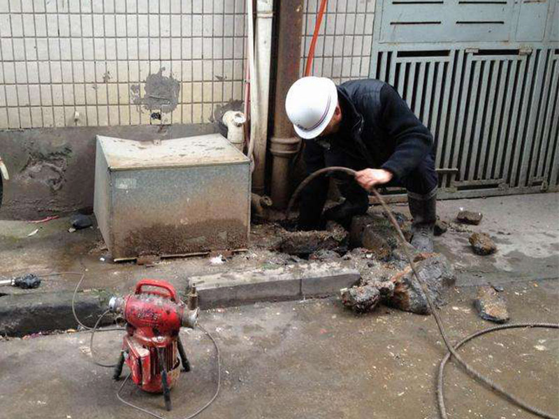 运粮湖管理区疏通下水道-洗菜池疏通